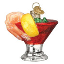 Old World Christmas Shrimp Cocktail Glass Blown Ornament for Christmas Tree | Shrimp Cocktail
