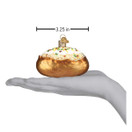 Old World Christmas Baked Potato Glass Blown Ornament