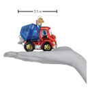 Old World Christmas Cheerful Cement Truck Glass Blown Ornament for Christmas Tree | 2.750, Cheerful Cement Truck
