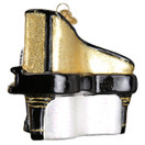 Old World Christmas Musical Instruments Glass Blown Ornaments for Christmas Tree Baby Grand Piano 3x3 | Baby Grand Piano