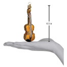 Old World Christmas Ornaments: Violin Glass Blown Ornaments for Christmas Tree (38008) , 4.5 x 1