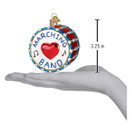 Old World Christmas 38052 Musical Instruments Glass Blown Ornaments for Christmas Tree Marching Band