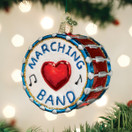 Old World Christmas 38052 Musical Instruments Glass Blown Ornaments for Christmas Tree Marching Band