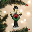 Old World Christmas Christmas Lamp Post Glass Blown Ornament for Christmas Tree | Christmas Lamp Post