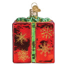 Old World Christmas Box Glass Blown Ornament for Christmas Tree | Christmas Box