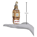 Old World Christmas Cities, Places and Landmarks Glass Blown Ornaments for Christmas Tree - Big Ben 