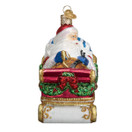 Old World Christmas Santa in Sleigh Ornament, Multi