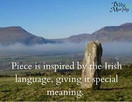 Wild Goose Studios Irish Plaque Love and Gra Celtic Heart Resin Cast Coated in Bronze 5 1/2 Inches Tall by 3 Inches Wide Wall Decor Ready To Hang Made in Ireland