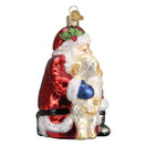 Old World Christmas Ornaments Santa Puppy Love Glass Blown Ornaments for Christmas Tree
