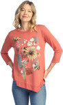 Jess & Jane Light French Terry Asymmetric Tunic - LT3