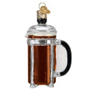 Old World Christmas French Coffee Press Ornament, Multi