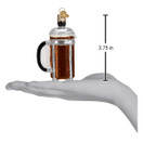 Old World Christmas French Coffee Press Ornament | Multi