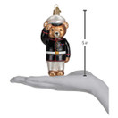 Old World Christmas Marine Glass Blown Ornaments for Christmas Tree Bear.