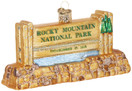 Old World Christmas Ornaments: State Parks Glass Blown Ornaments for Christmas Tree, Rocky Mountain