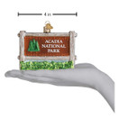 Old World Christmas Ornaments: State Parks Glass Blown Ornaments for Christmas Tree, Acadia National