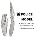 Spyderco Ambitious Lightweight Pocket Knife with 8Cr13MoV Stainless Steel Blade with Black FRN Handle