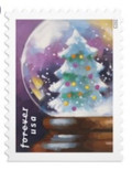 USPS Snow Globes (20 Stamps)