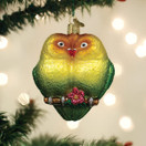 Old World Christmas Lovebirds Glass Blown Ornament for Christmas Tree | Lovebirds