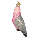 Old World Christmas Rose-Breasted Cockatoo Glass Blown Ornament for Christmas Tree