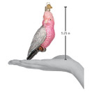 Old World Christmas Rose-Breasted Cockatoo Glass Blown Ornament for Christmas Tree | Rose-breasted Cockatoo