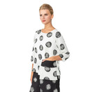 IC Collection Two-Tone Dot Pocket Shirt | XX-Large, White