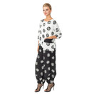 IC Collection Two-Tone Dot Pocket Shirt | Small, White