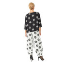 IC Collection Two-Tone Dot Pocket Shirt | Large, Black