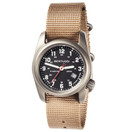 Bertucci 12724 A-2T Super Classic | Black with Defender Khaki Nylon Band