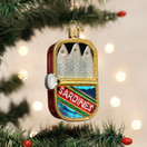 Old World Christmas Sardines Glass Hanging Ornament
