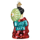Old World Christmas Geisha Glass Hanging Ornament.