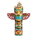 Old World Christmas Totem Pole Ornament - Multi