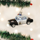 Old World Christmas Ornaments: Police Officer Gifts Glass Blown Ornaments for Christmas Tree - Police Car 