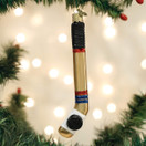 Old World Christmas Hockey Stick Glass Blown Ornaments for Christmas Tree
