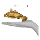 Old World Christmas Brown Trout Glass Blown Ornament for Christmas Tree | Brown Trout