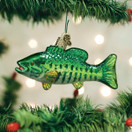 Old World Christmas Fish Collection Glass Blown Ornaments for Christmas Tree Smallmouth Bass