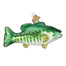 Old World Christmas Fish Collection Glass Blown Ornaments for Christmas Tree Smallmouth Bass