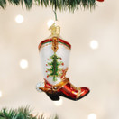 Old World Christmas Pioneer Collection Glass Blown Ornaments Tree Christmas Cowboy | Christmas Cowboy