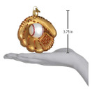 Old World Christmas Sports Collection Glass Blown Ornaments for Christmas Tree Baseball Mitt