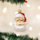 Old World Christmas Ornaments Mid-Century Santa Head Glass Blown Ornaments for Christmas Tree | Mid-Century Santa Head