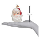 Old World Christmas Ornaments Mid-Century Santa Head Glass Blown Ornaments for Christmas Tree | Mid-Century Santa Head