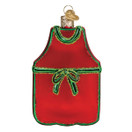 Old World Christmas BBQ Apron Glass Blown Ornament for Christmas Tree