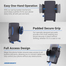 ARKON Mounts SM4SEATMT Car Console Wedge Phone Mount Holder for iPhone 13 12 11 Pro Max Galaxy S21 S20 Note 20 10 Retail Black