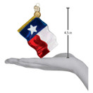 Old World Christmas Ornaments: Texas State Flag Glass Blown Ornaments for Christmas Tree (36045)