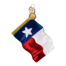 Old World Christmas Ornaments: Texas State Flag Glass Blown Ornaments for Christmas Tree | 36045