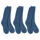 World's Softest Classic Crew Socks - Ultra Soft Socks for Women and Men - 3 Pack | Large, Denim