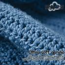 World's Softest Classic Crew Socks - Ultra Soft Socks for Women and Men - 3 Pack | Large, Denim