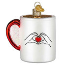 Old World Christmas Swiftea Mug Glass Hanging Ornament