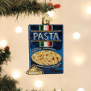 Old World Christmas Box of Pasta Glass Hanging Ornament.