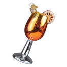 Old World Christmas Aperol Spritz Glass Hanging Ornament.