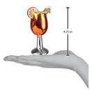 Old World Christmas Aperol Spritz Glass Hanging Ornament.